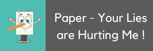 BLOG PAPER BREAK UP Paper Your Lies Are Hurting Me 
