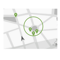 GPS and GeoFence Gray Green